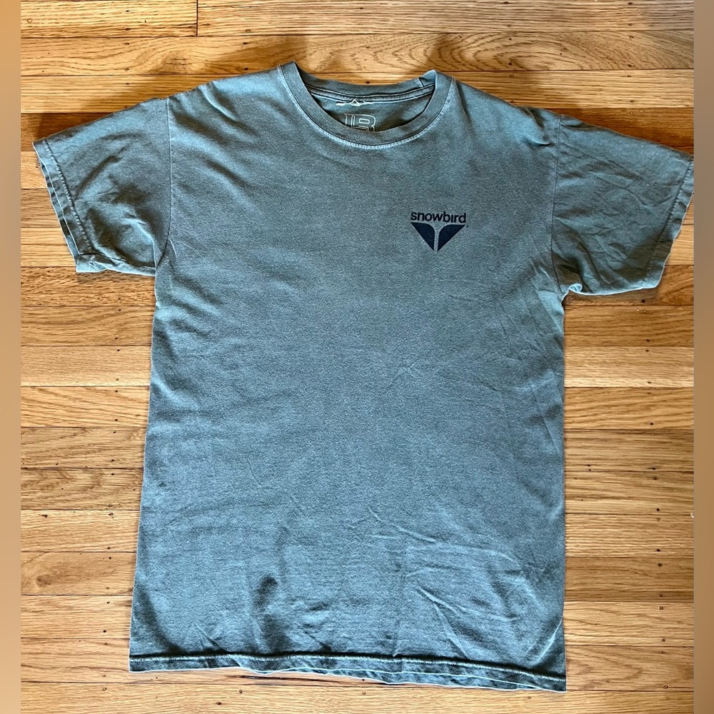Snowbird T-shirt Green Size Med